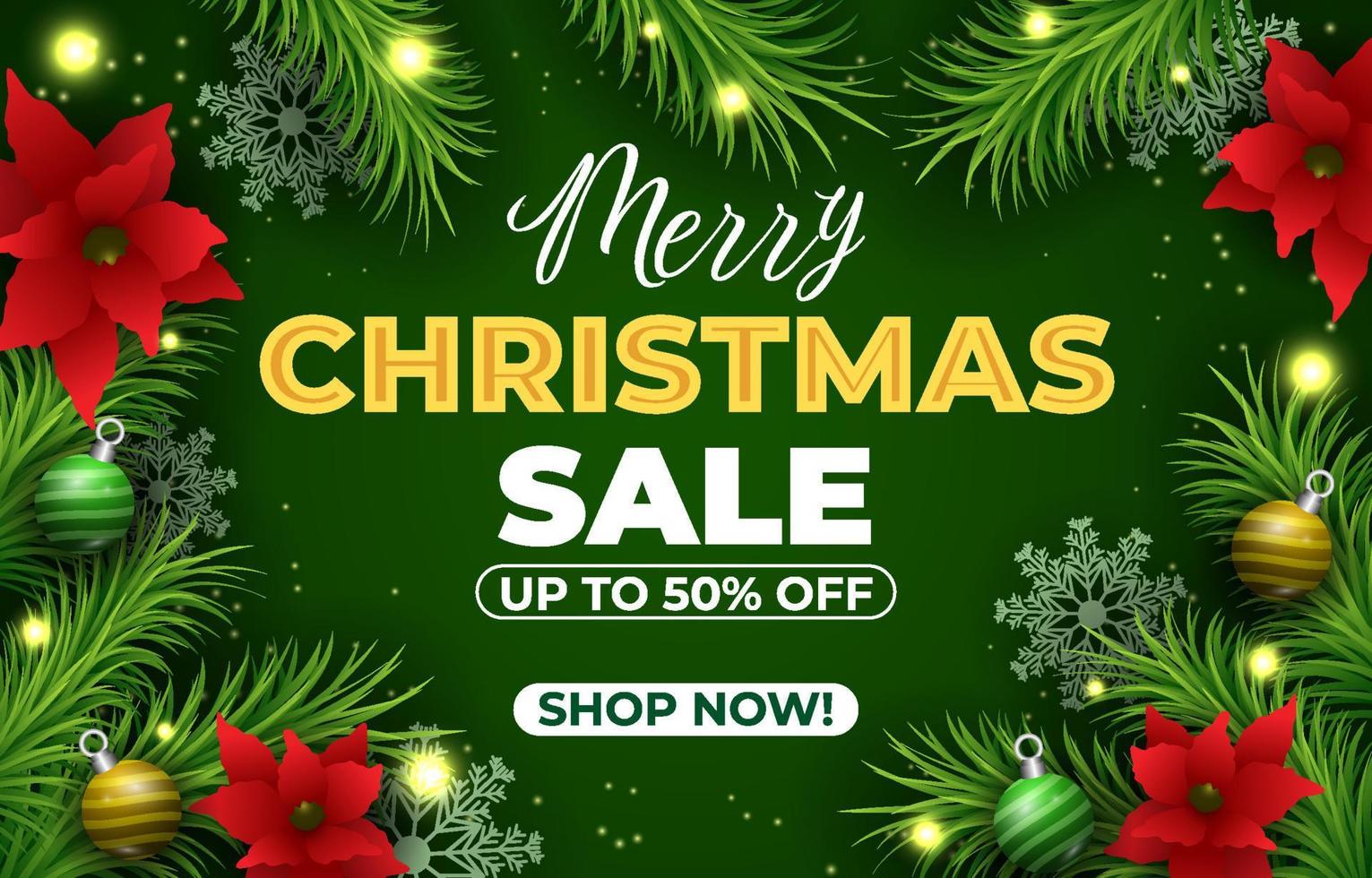 Christmas Sale Poster Template 14270123 Vector Art at Vecteezy
