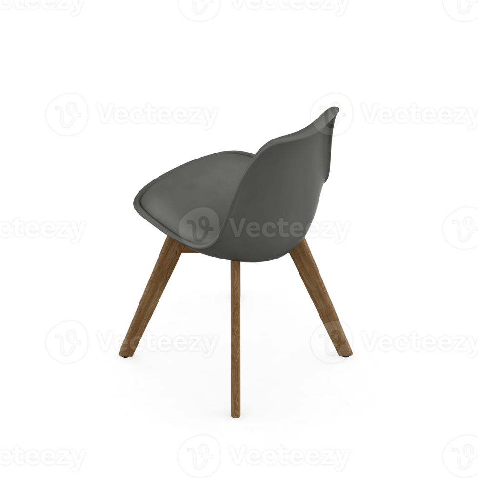 Isometric Chair 3D isolated rendering png