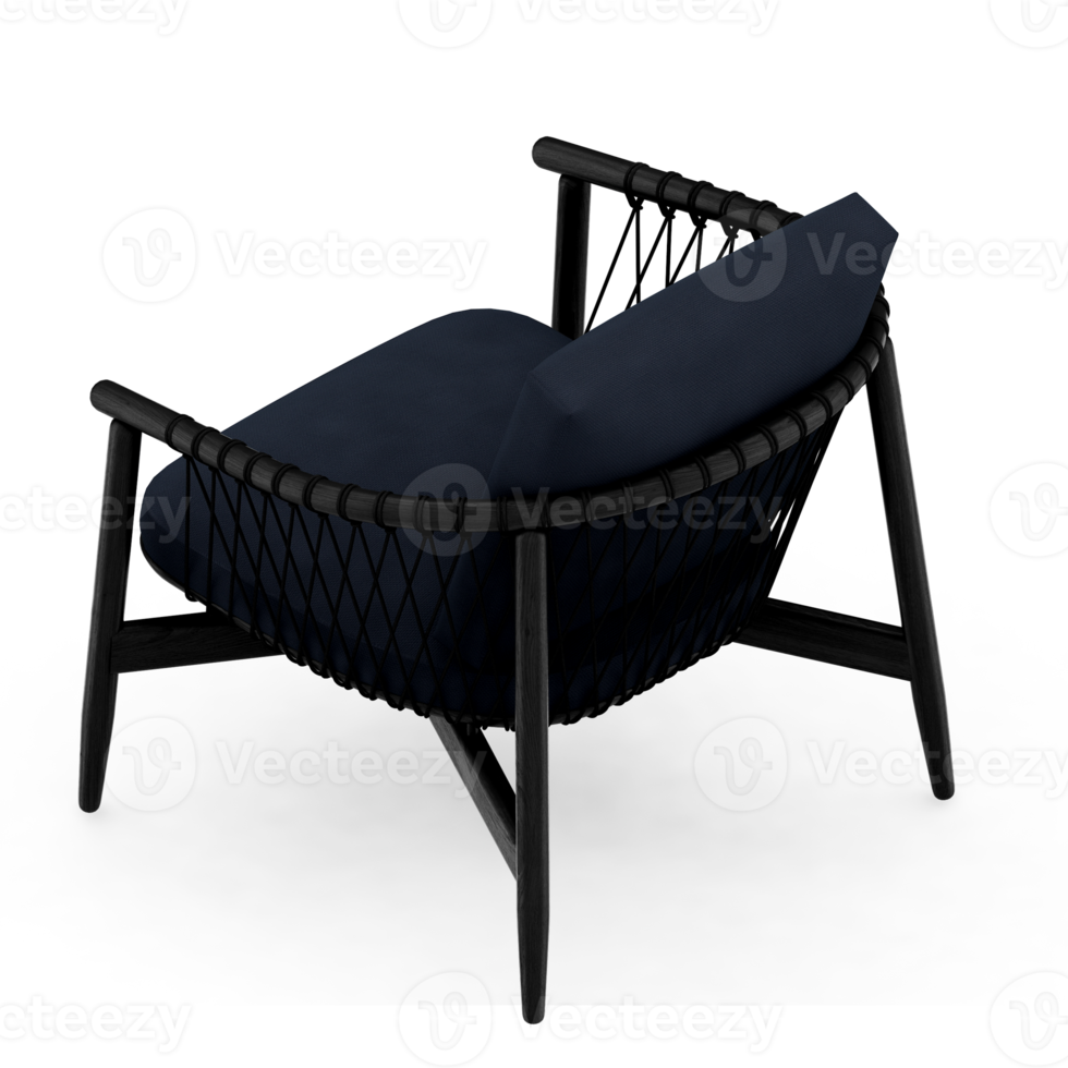 Isometric Armchair Isolated 3D render png