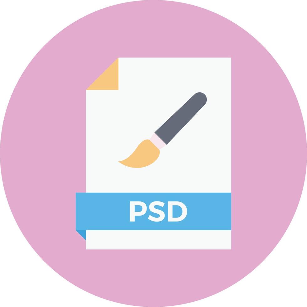 ilustración de vector de archivo psd en un fondo. símbolos de calidad premium. iconos vectoriales para concepto y diseño gráfico.