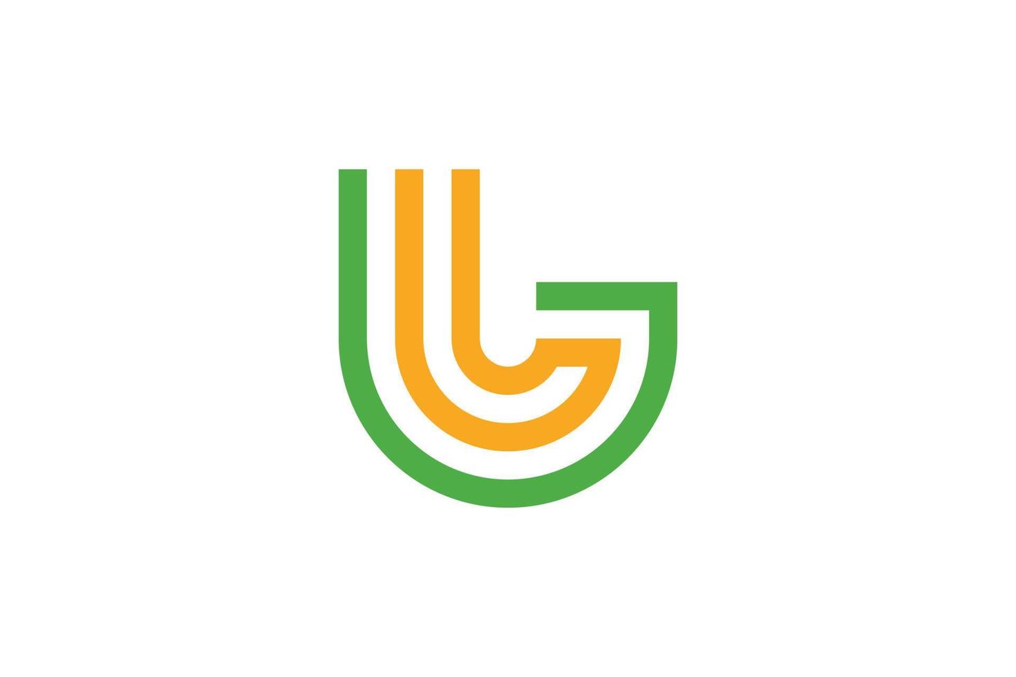 logotipo de la letra l premium vector