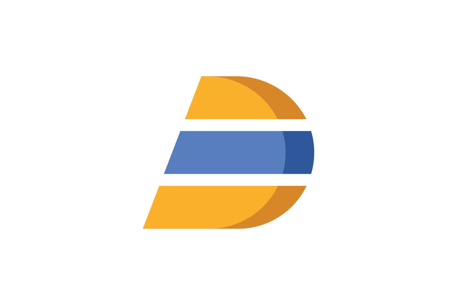 Abstract Letter D Logo vector