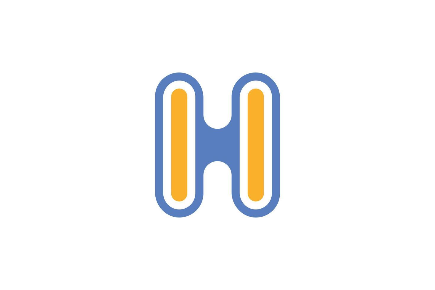 Colorful Letter H Logo vector