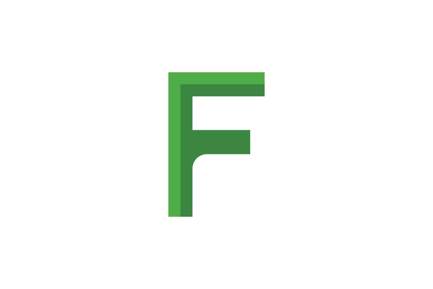 Letter F Logo Abstract vector