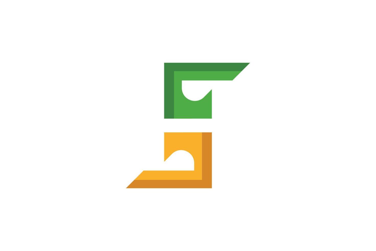 Letter F Logo Abstract vector