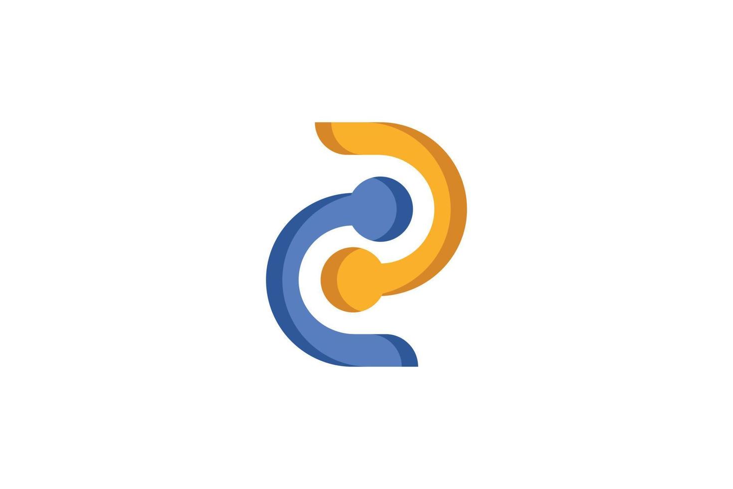 Abstract Letter D Logo vector