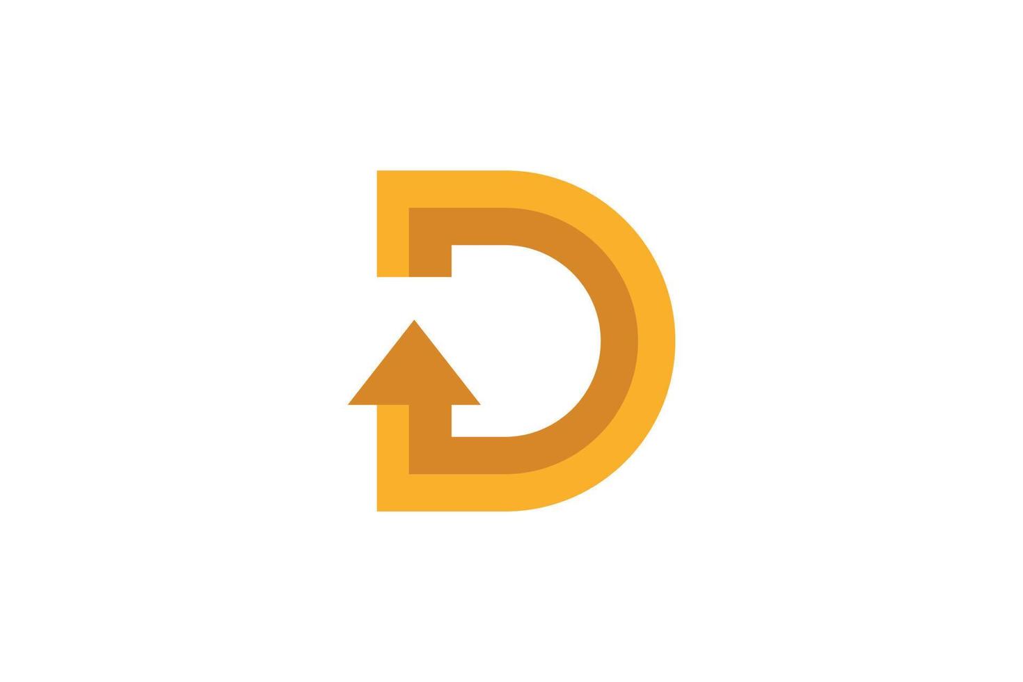 Abstract Letter D Logo vector