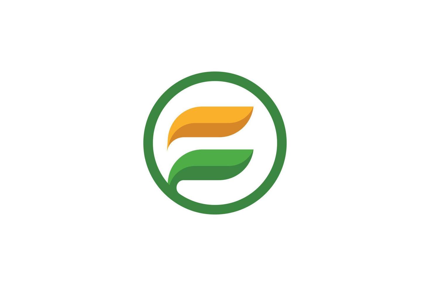 Letter F Logo Abstract vector