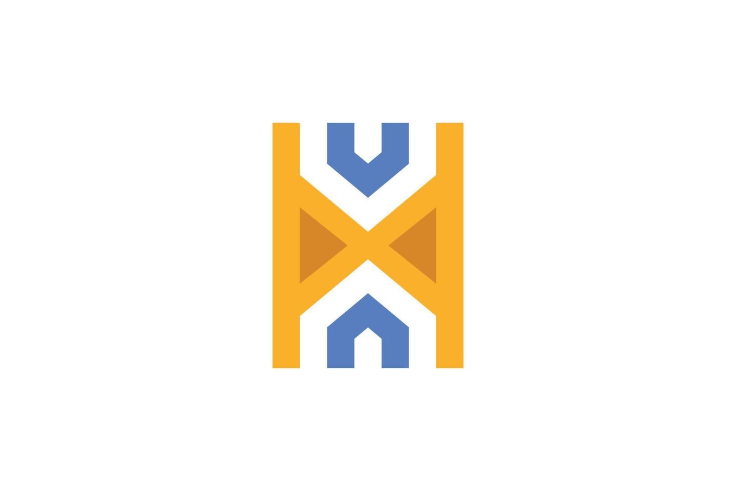 Colorful Letter H Logo vector