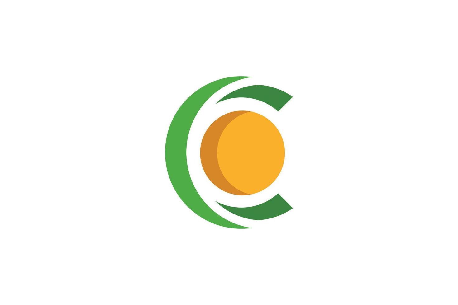 Modern Letter C Logo vector