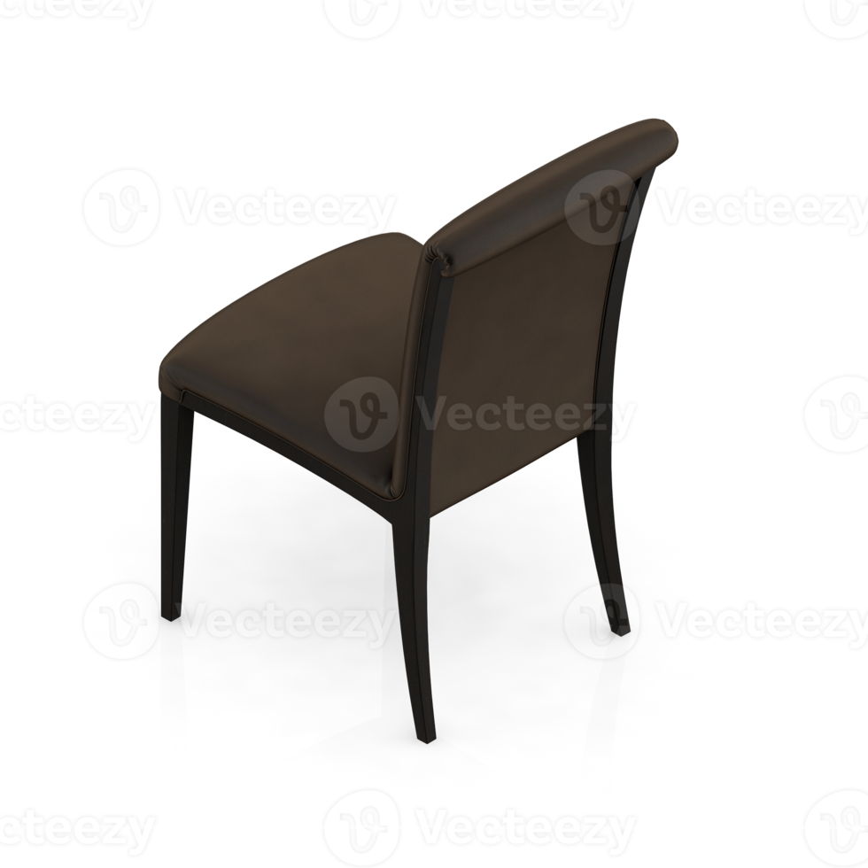 Isometric Chair 3D isolated rendering png