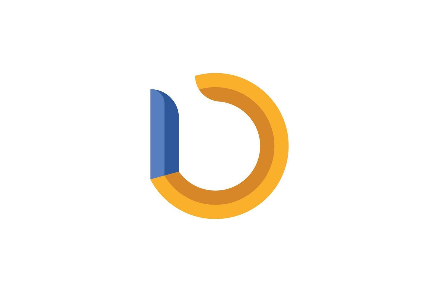 Abstract Letter D Logo vector