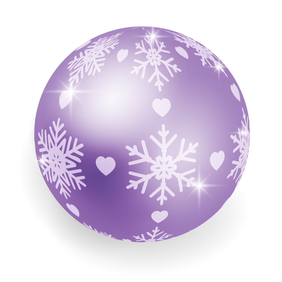 metallico viola Natale sfera. png