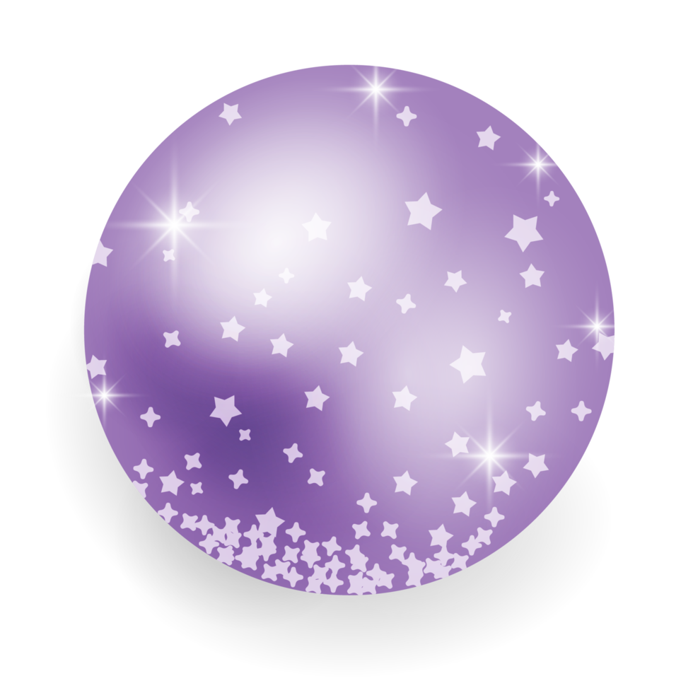 metalen Purper Kerstmis bal. png