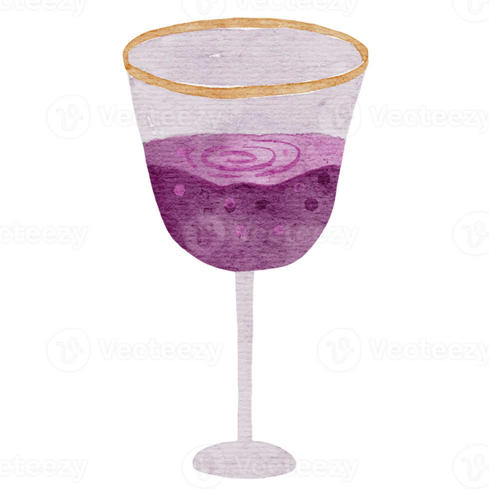 vin vattenfärg illustration png