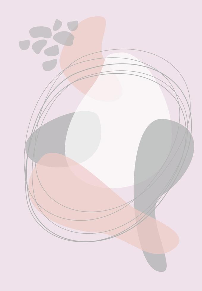 Abstract design. Various forms. Modern art isolated vector graphics.