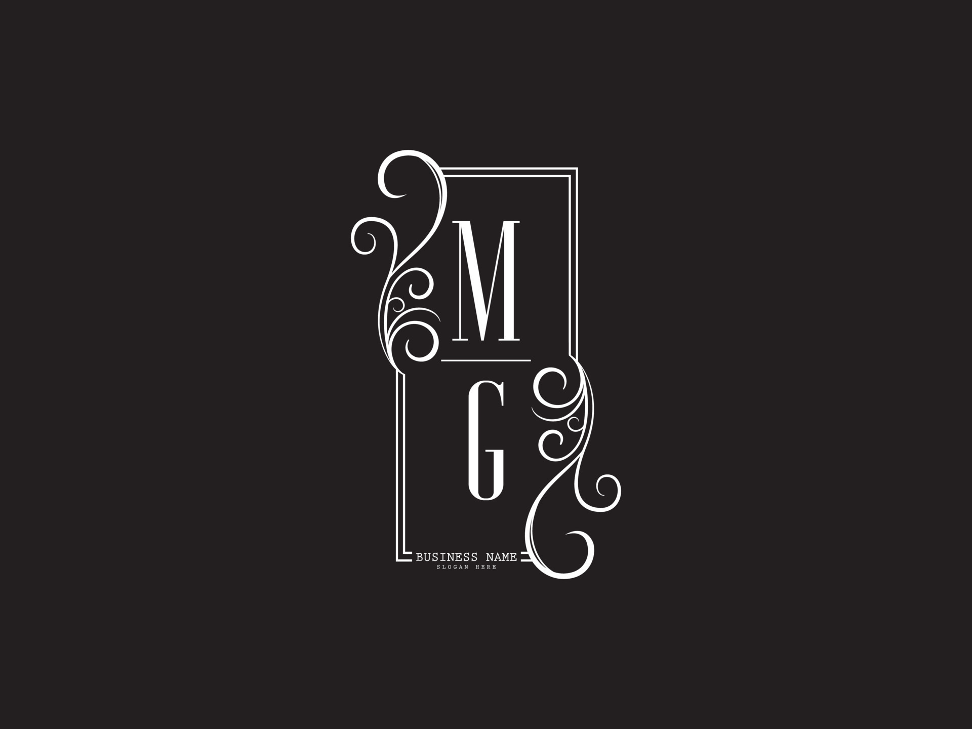 Modern MG Logo Icon, Initials Mg gm Luxury Logo Letter Design 14273588 ...