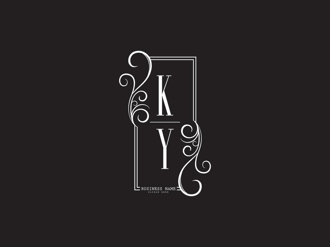 Premium Ky Yk Logo Icon Initials Ky Luxury Letter Logo Design 14273767 Vector Art At Vecteezy