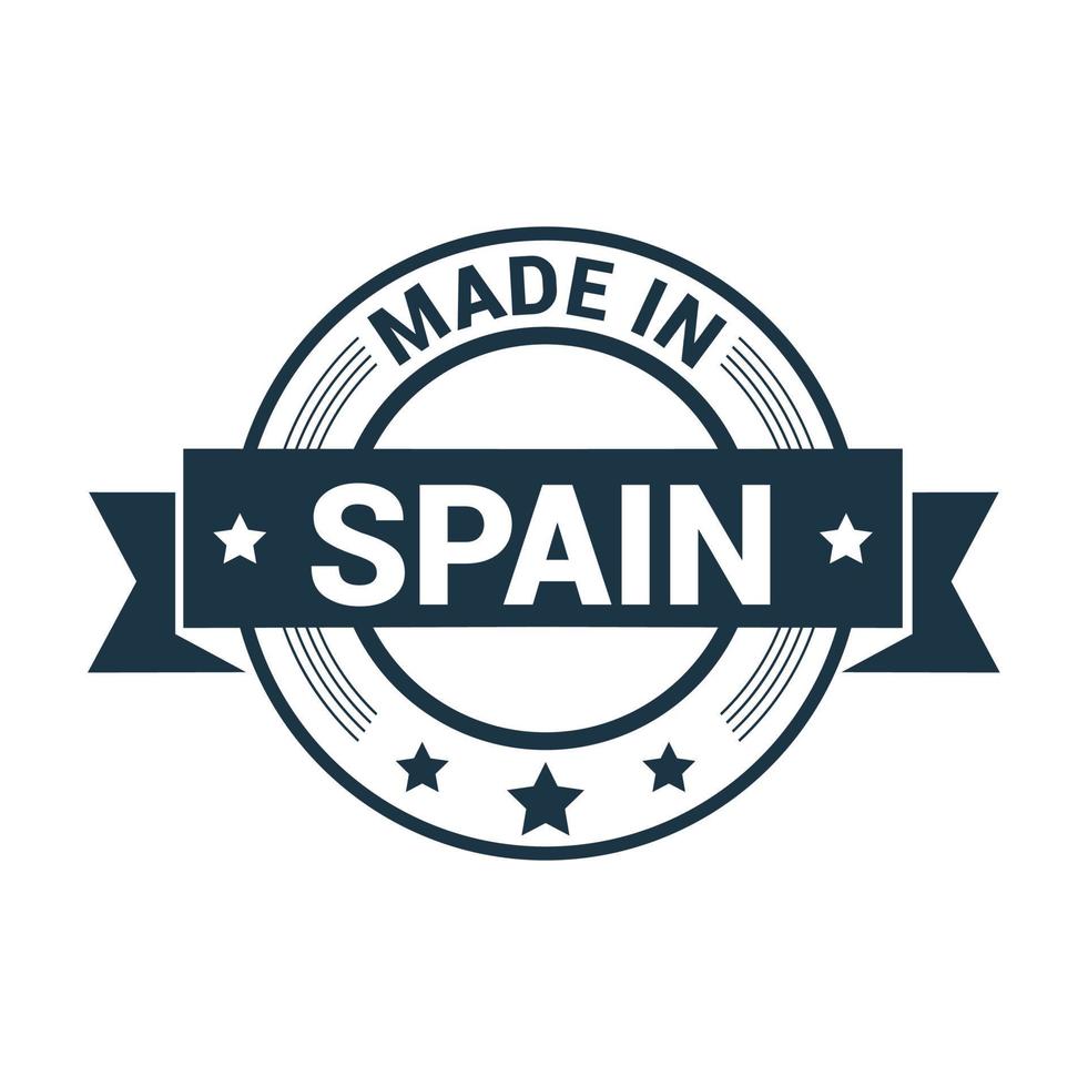 Spain stamp design vector