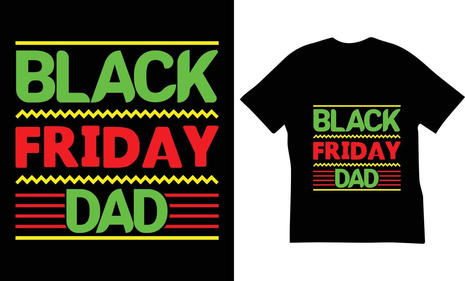 Black Friday T-Shirt Design. vector