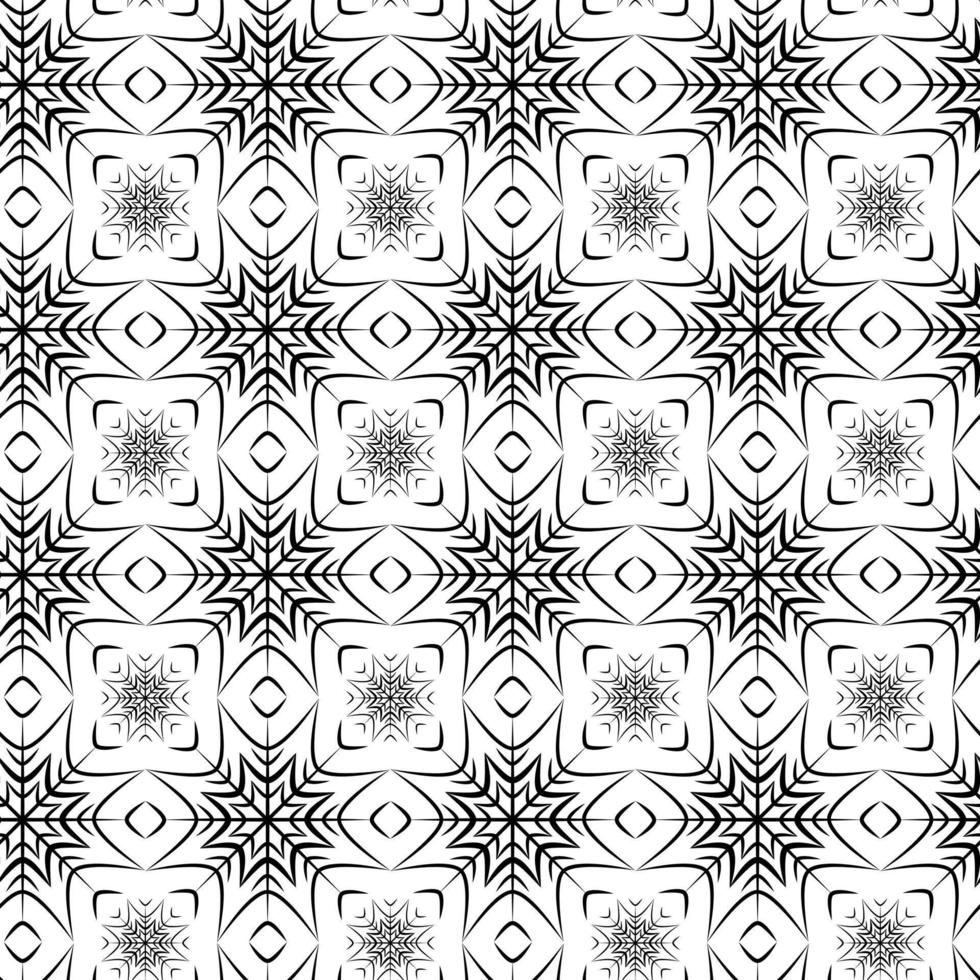Seamless pattern of circuit drawing abstract openwork snowflakes. Repeat texture. Abstract backdrop vector