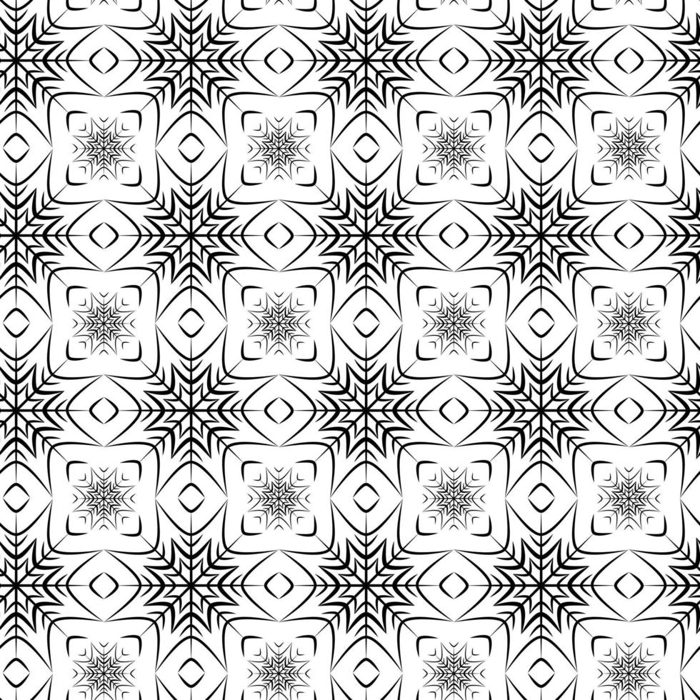 Seamless pattern of circuit drawing abstract openwork snowflakes. Repeat texture. Abstract backdrop vector