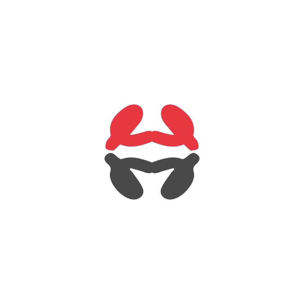 company logo with abstract shape vector