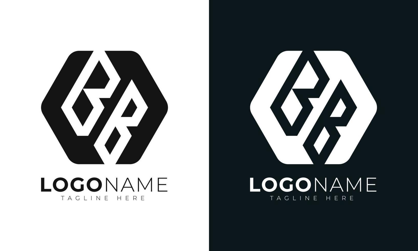 plantilla de diseño de vector de logotipo de letra inicial b. con forma hexagonal. estilo poligonal.
