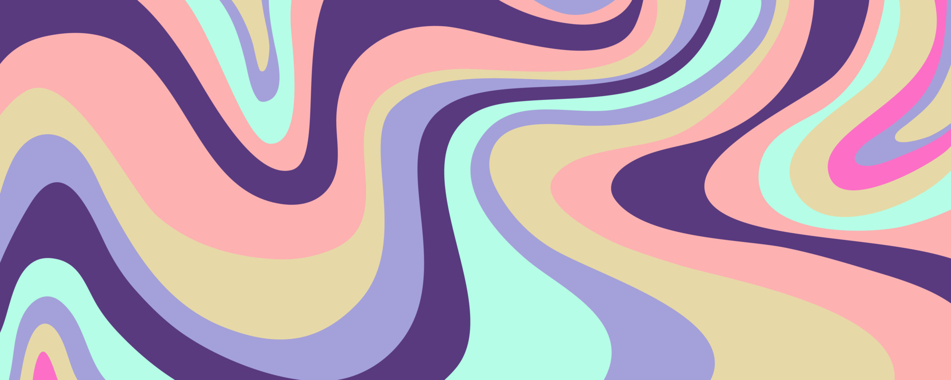 Wave y2k background for retro design. Liquid groovy marble pink background.  Purple y2k pattern in modern style pink. Psychedelic retro wave wallpaper  14275265 Vector Art at Vecteezy