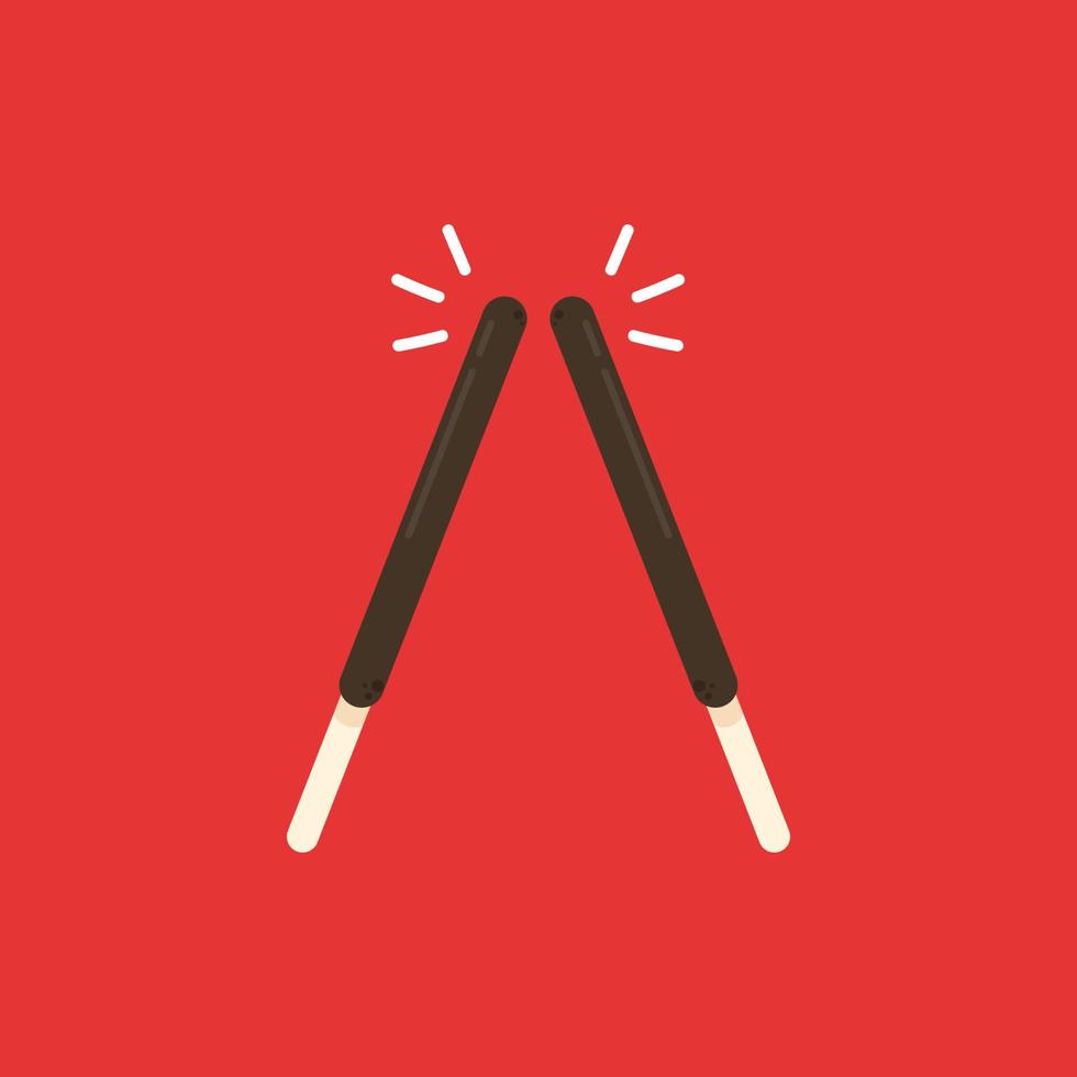 Chocolate sticks. Dipped stick. Dipped stick pattern vector. chocolate dipped cookie sticks. vector