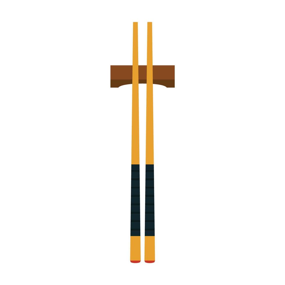 chopsticks vector. chopsticks white background. wallpaper. free space for text. copy space. vector