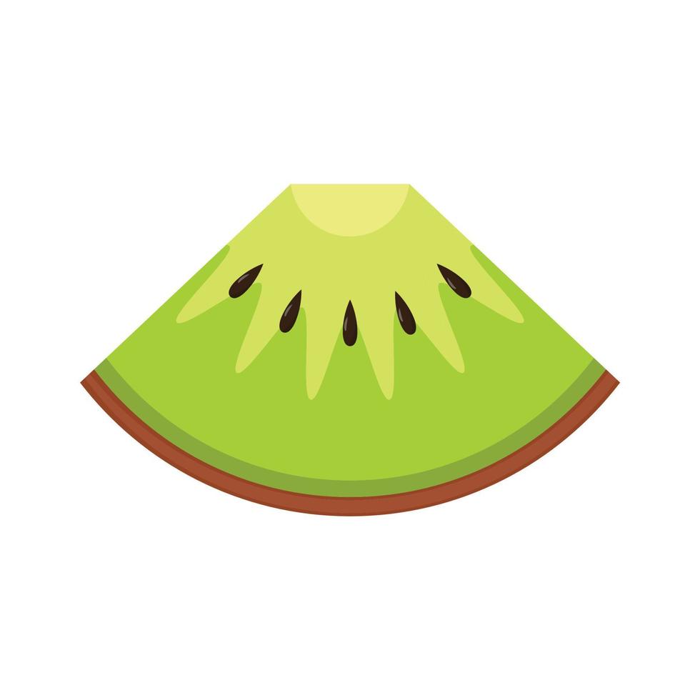 vector de kiwi símbolo de kiwi. kiwi sobre fondo blanco. diseño de logo.