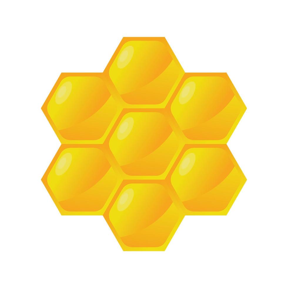 diseño de logotipo de peine de abeja. símbolo. señal. vector