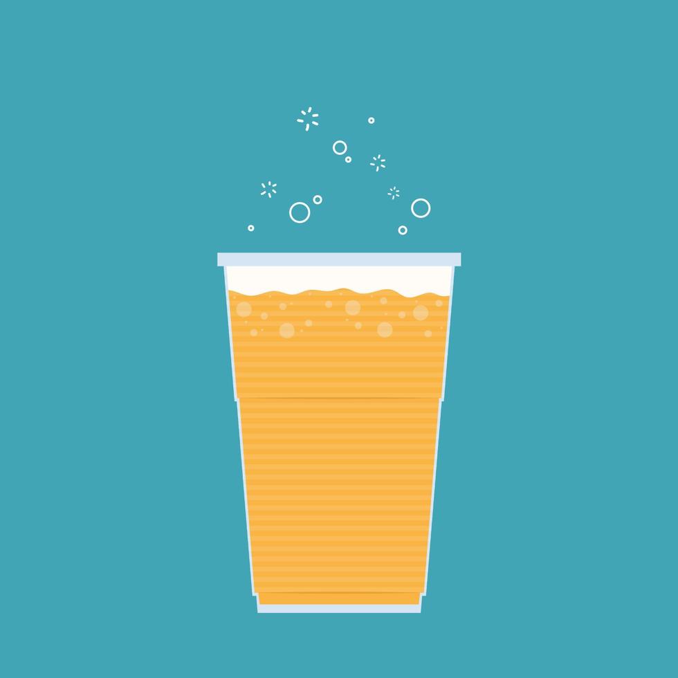 beer cup vector. beer cup logo design. wallpaper. free space for text. background vector