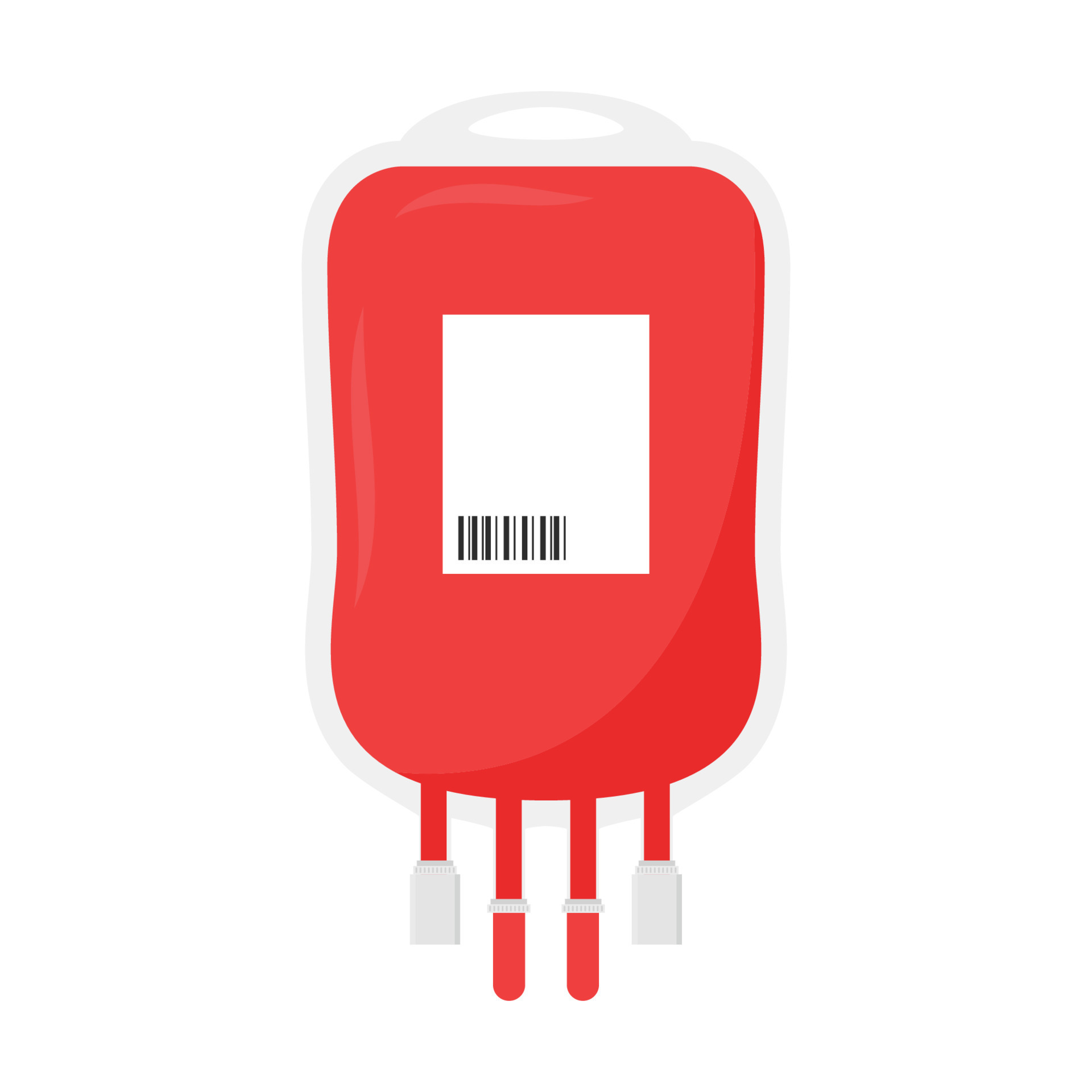Blood bag vector. Blood bag on white background. symbol. 14275639
