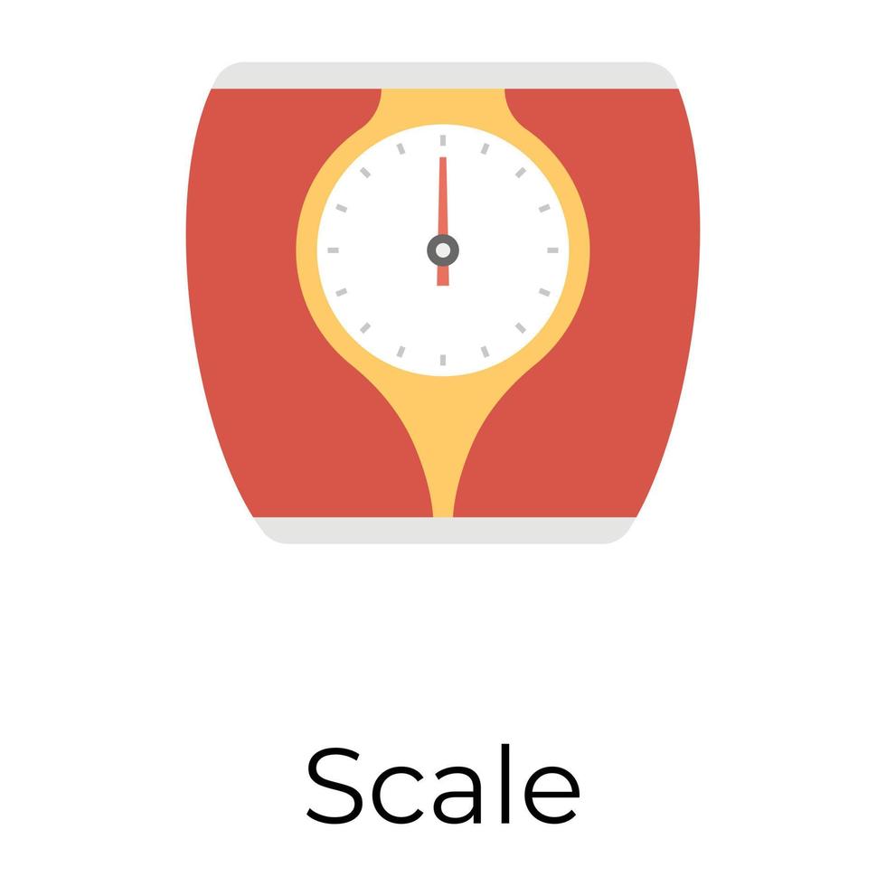 Trendy Scale Concepts vector