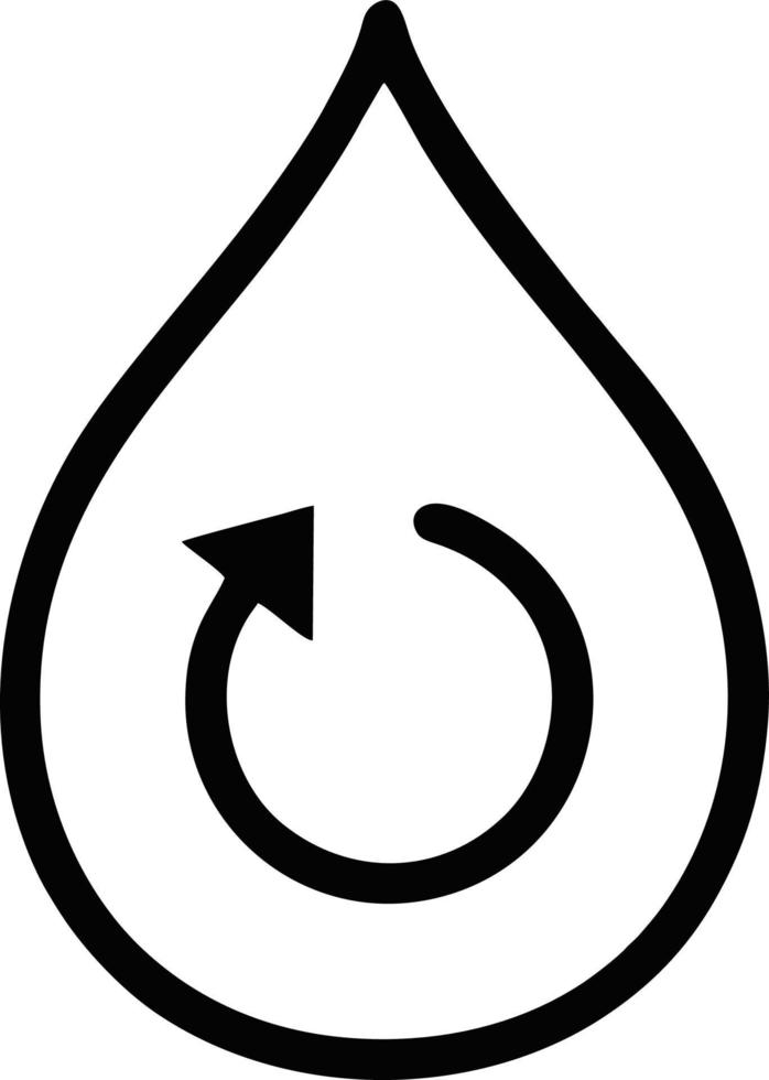 Trash icon. Recycle icon black silhouette. recycle symbol design on Vector illustration