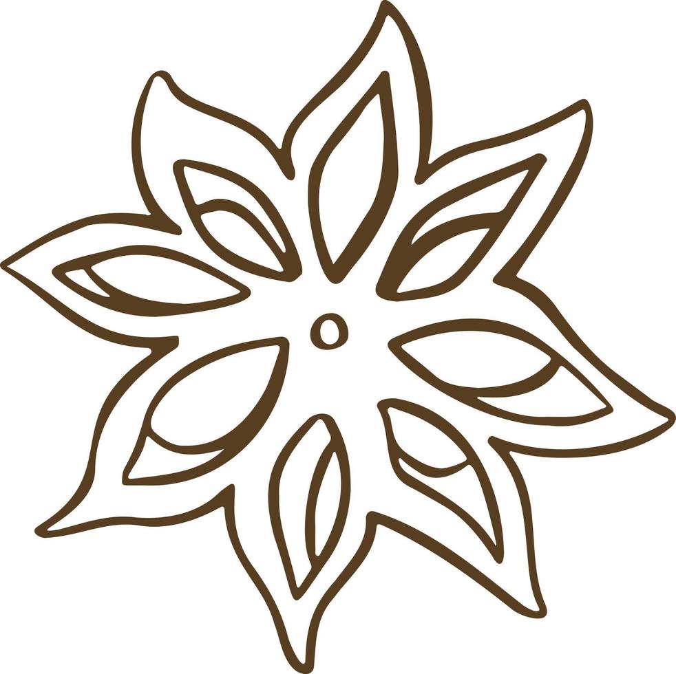 symbol of new year or christmas cinnamon vector