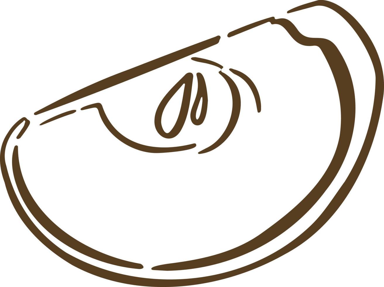 symbol new year or christmas apple red vector