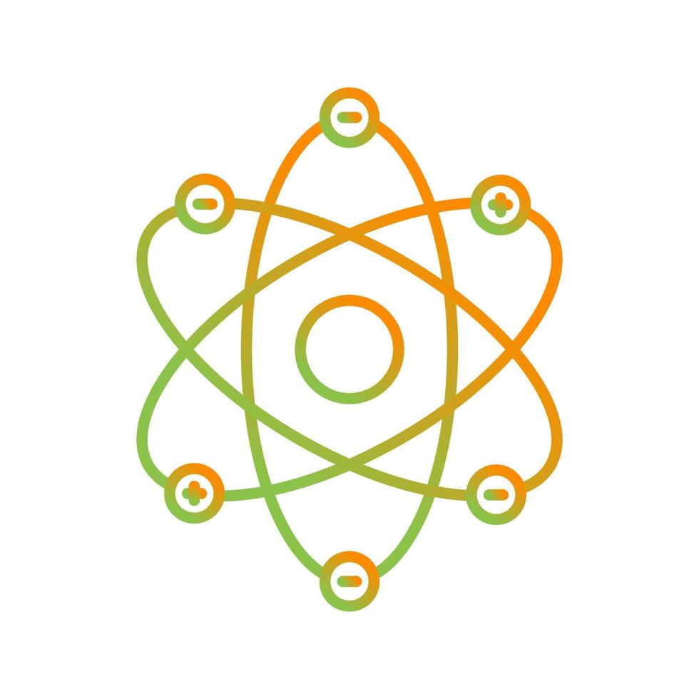 Atom Structure Vector Icon