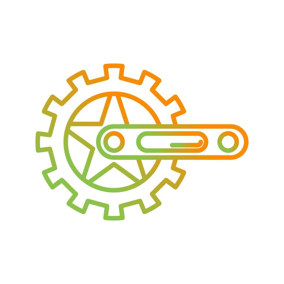 Crankset Vector Icon