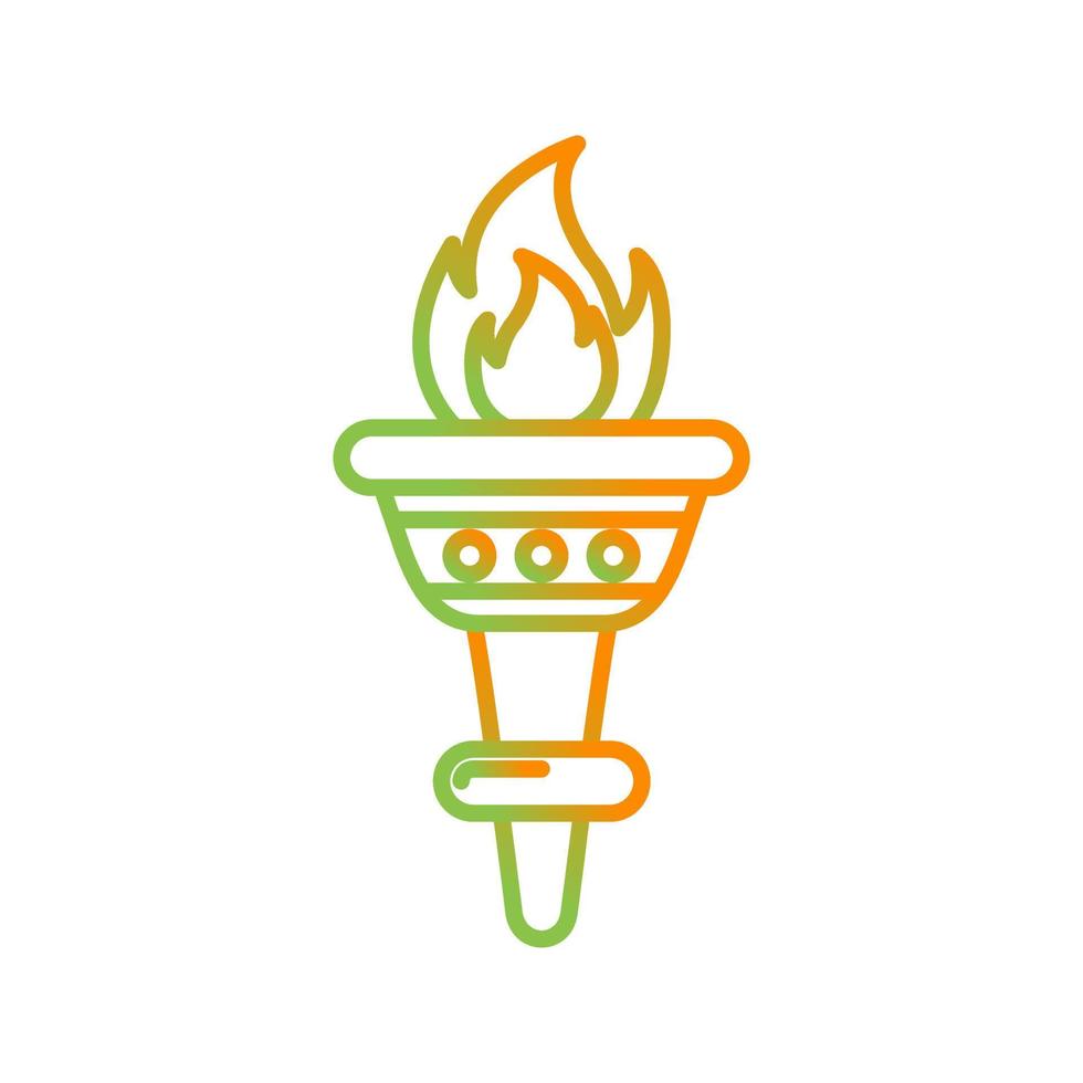 Torch Vector Icon