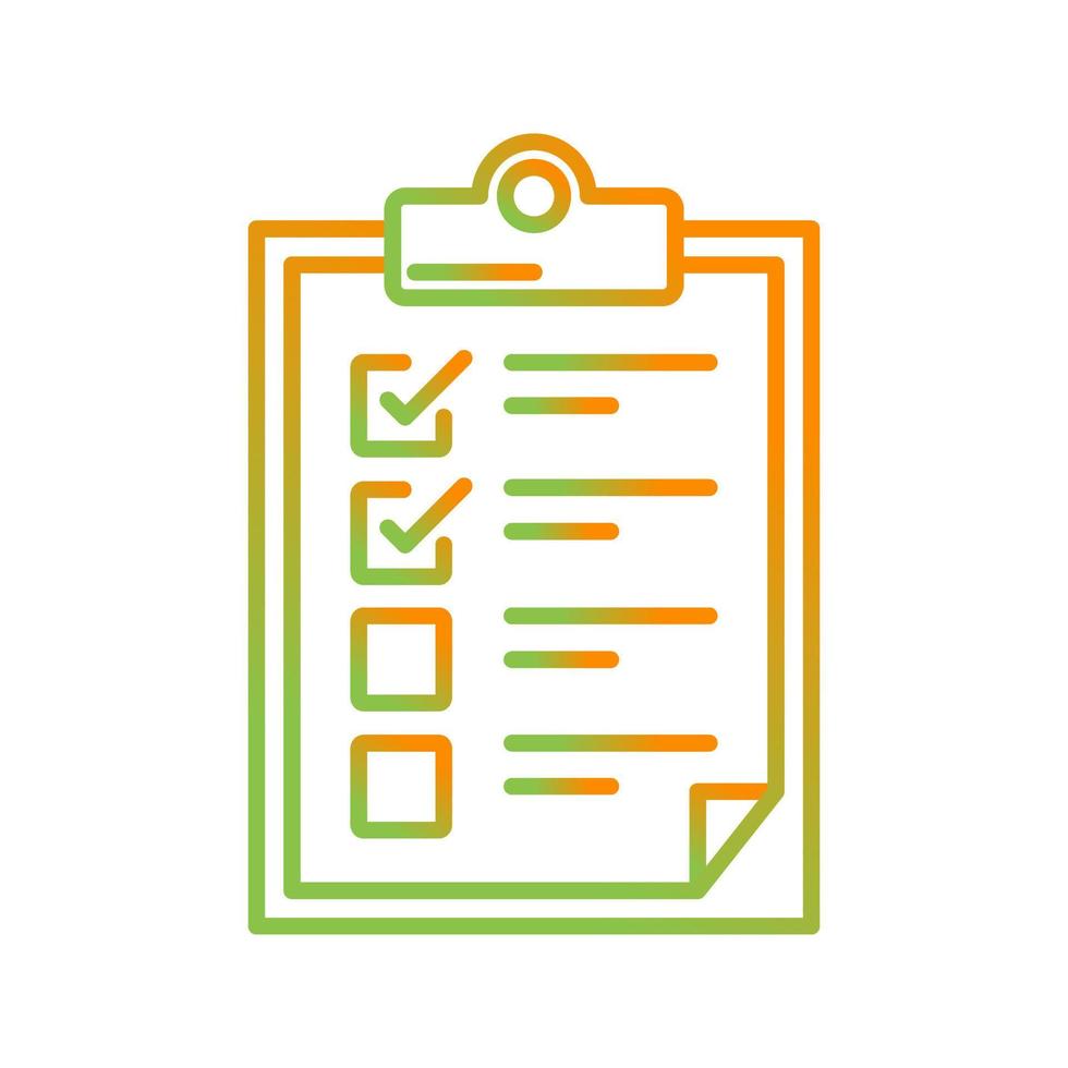 Checklist Vector Icon