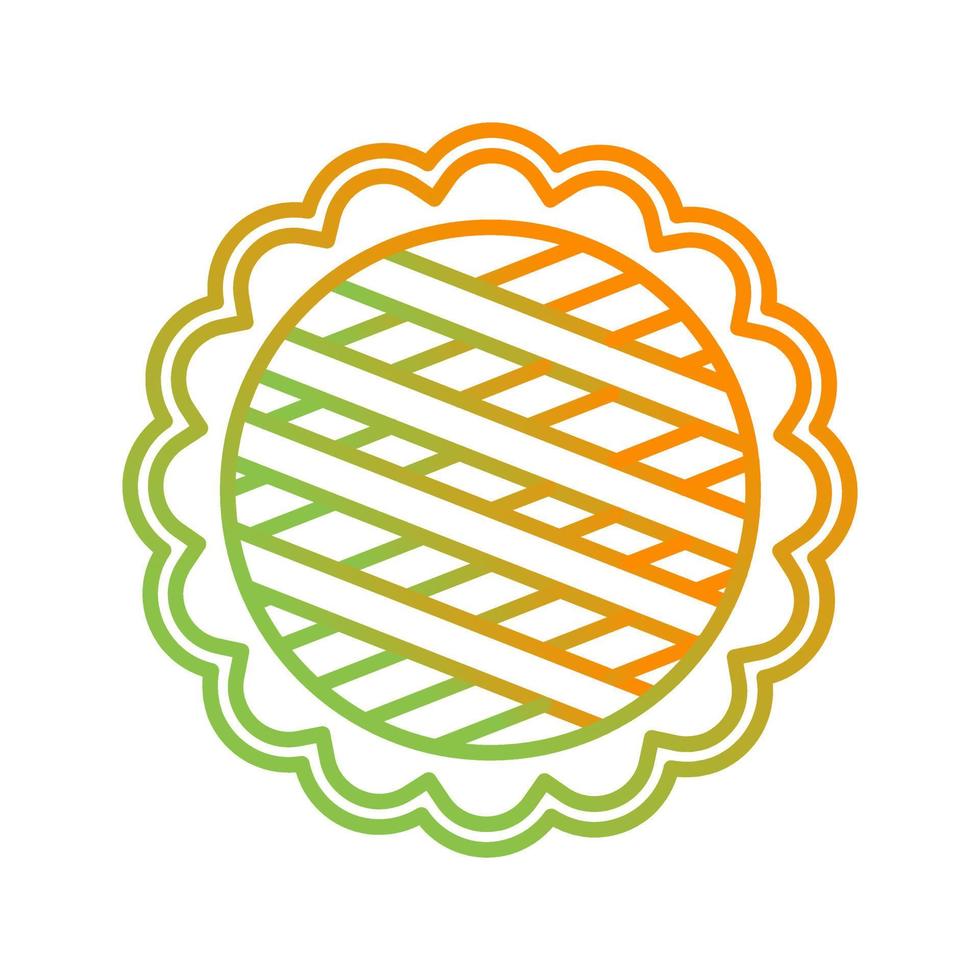 Apple Pie Vector Icon