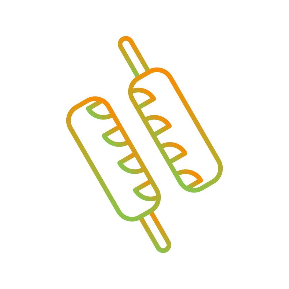 Corn Dog Vector Icon