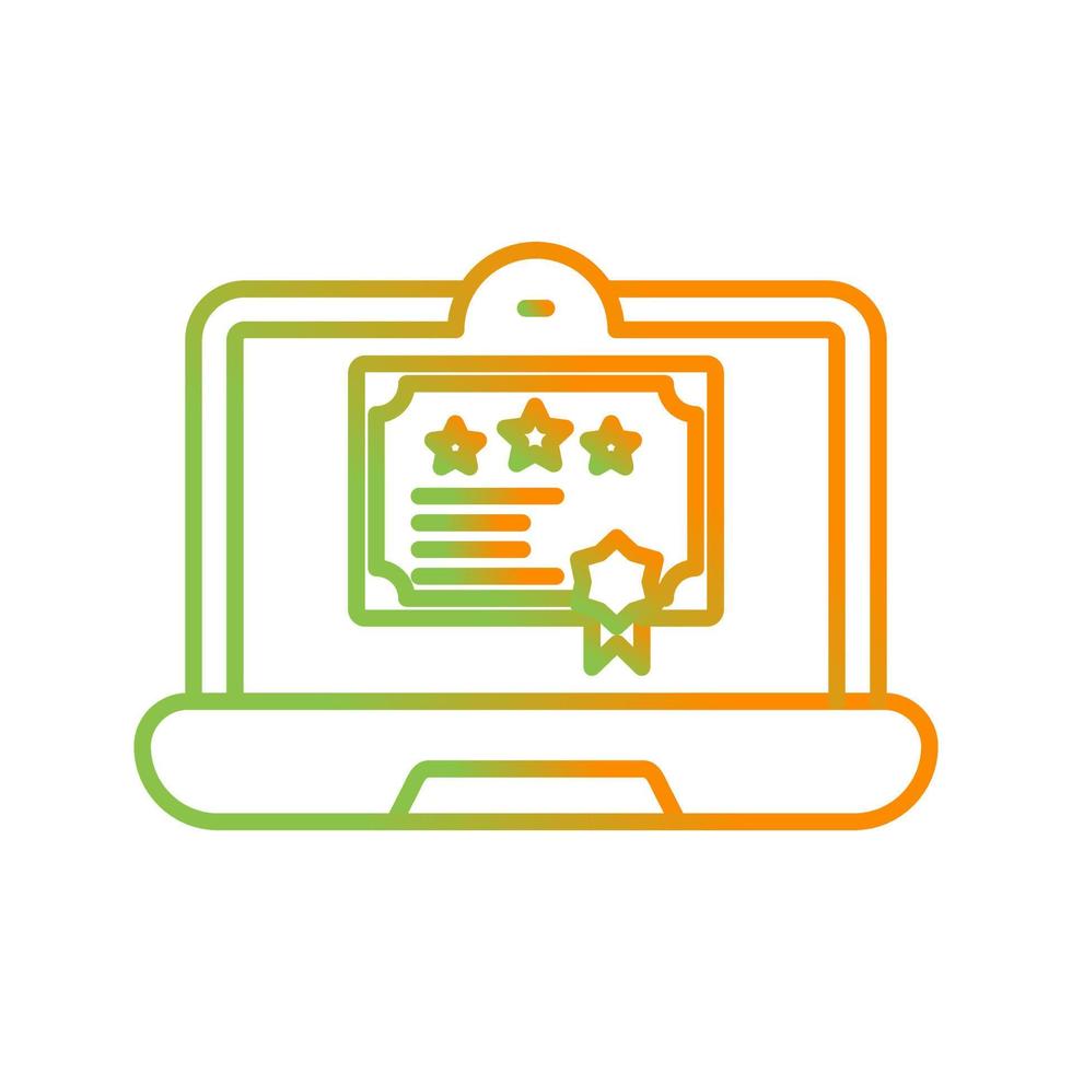 Digital Certificate Vector Icon