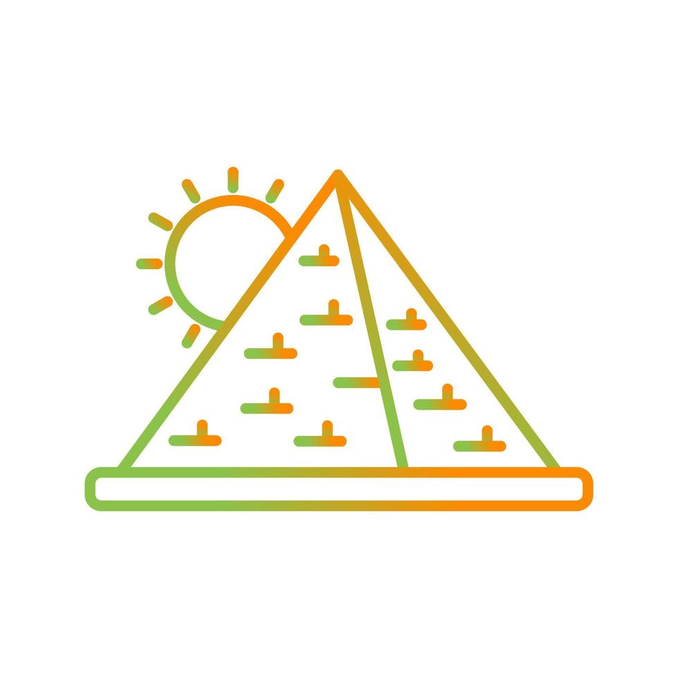 Pyramid Vector Icon