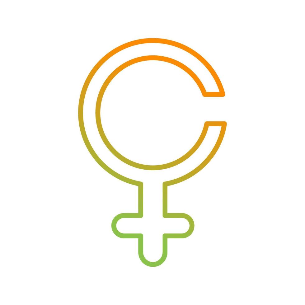 Female Sign Vector Icon