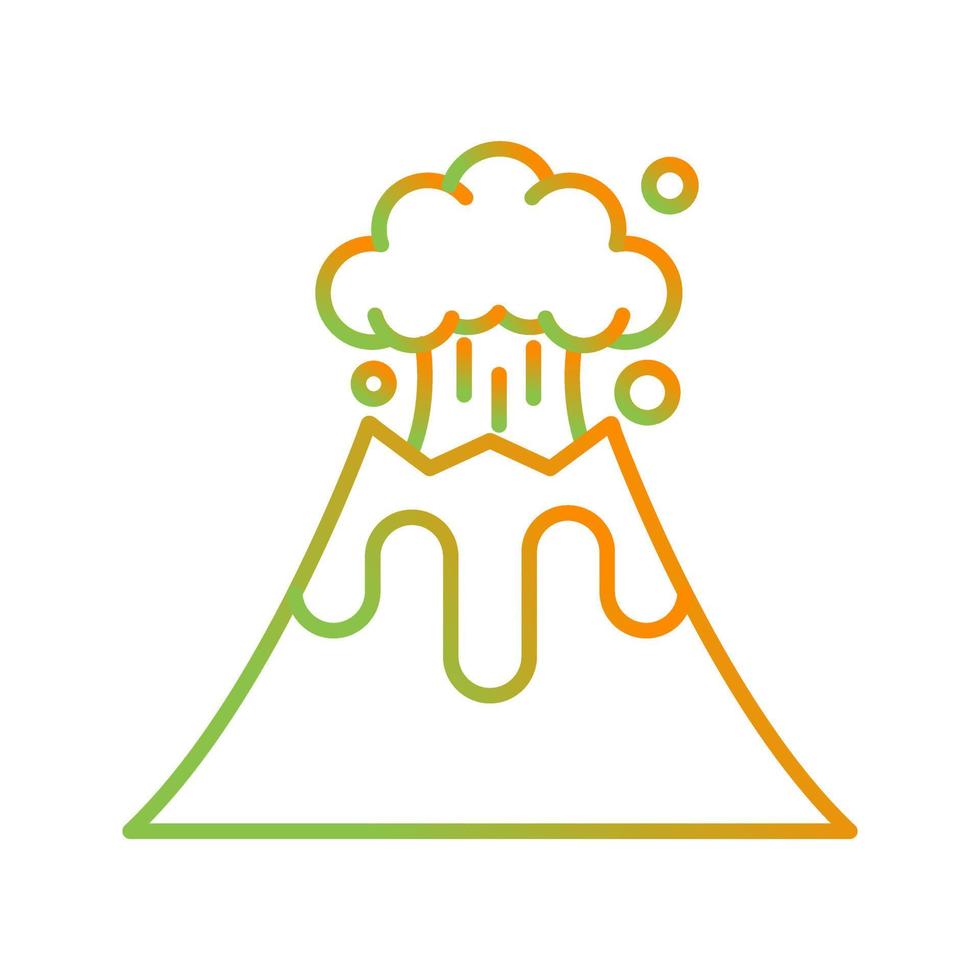 Volcano Vector Icon