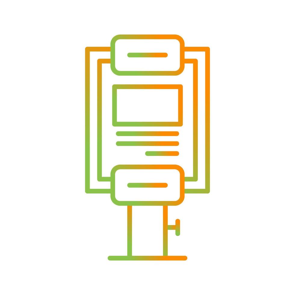 City Poster Vector Icon